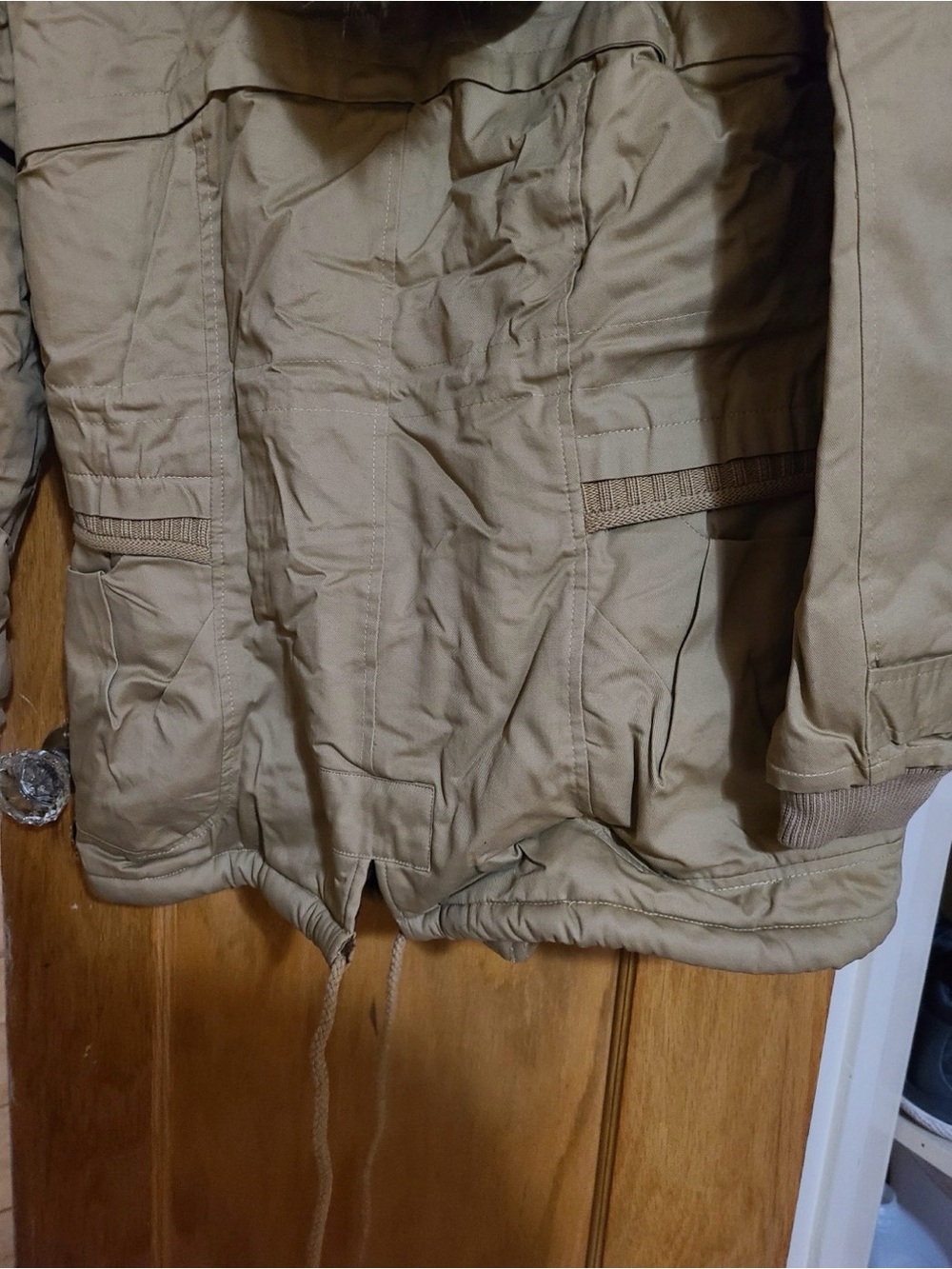iloveSIA Size 12 Women's Hooded Sherpa Lined Parka Coat - Picture 9 of 9